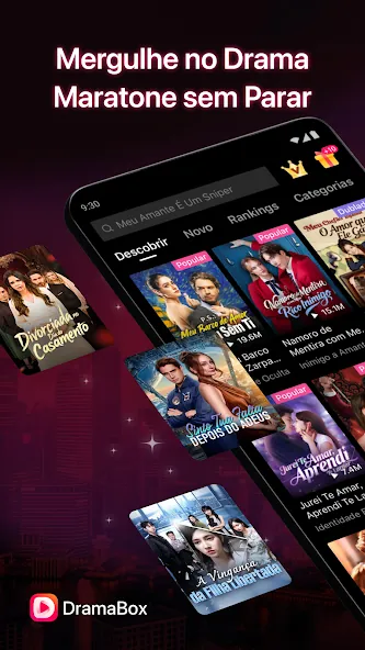 Captura oficial da Google Play do DramaBox 2