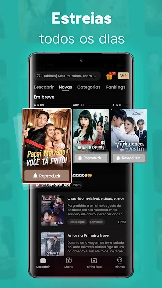 Captura oficial da Google Play do GoodShort 3