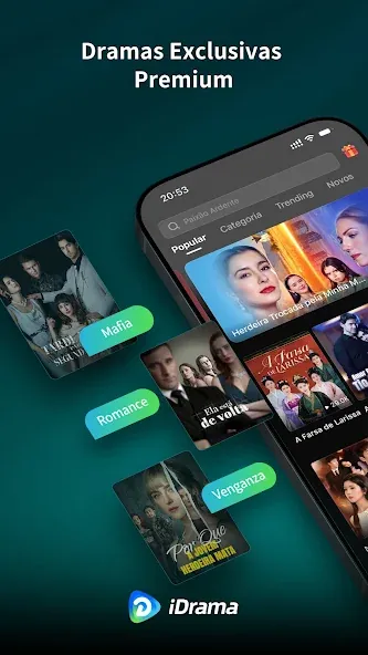 Captura oficial da Google Play do iDrama 1