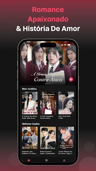 Captura oficial da Google Play do MinuteDrama 4