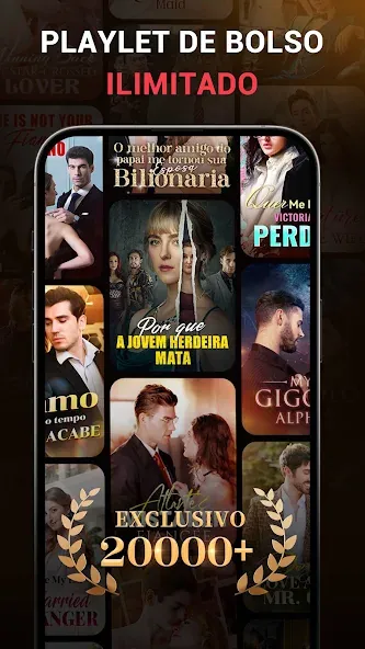Captura oficial da Google Play do MoboReels 4