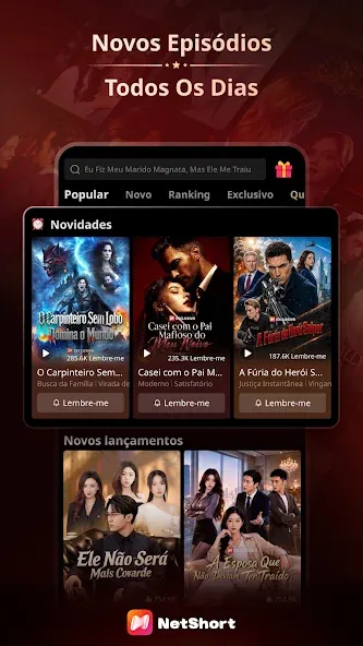 Captura oficial da Google Play do NetShort 4