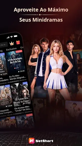 Captura oficial da Google Play do NetShort 3
