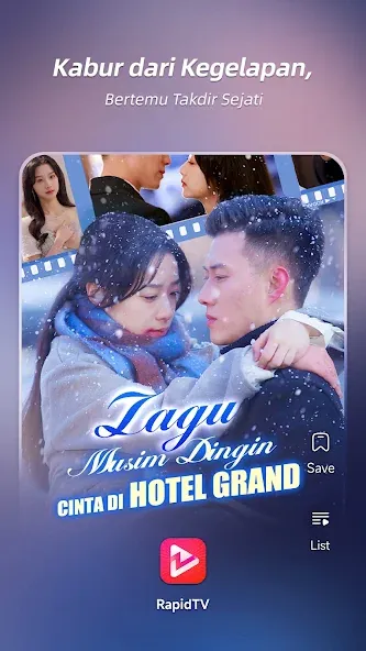 Screenshot resmi Google Play RapidTV 3
