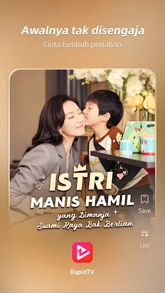 Screenshot resmi Google Play RapidTV 1