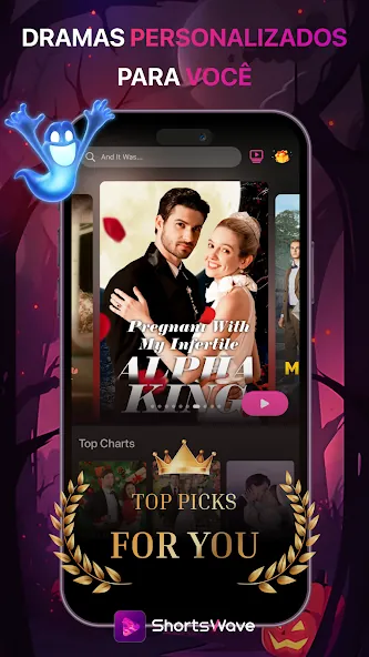 Captura oficial da Google Play do ShortsWave 3