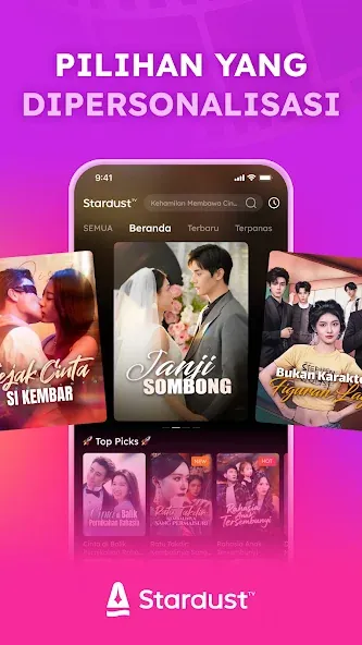 Screenshot resmi Google Play StardustTV 3