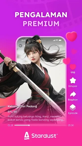 Screenshot resmi Google Play StardustTV 4